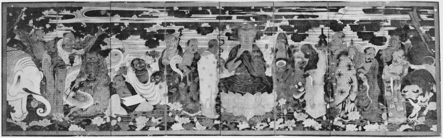 TOPPAN、伊藤若冲の幻の作品「釈迦十六羅漢図屏風」を復元 | TOPPAN