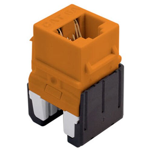 On-Q Quick Connect Cat6a RJ45 Keystone Connector