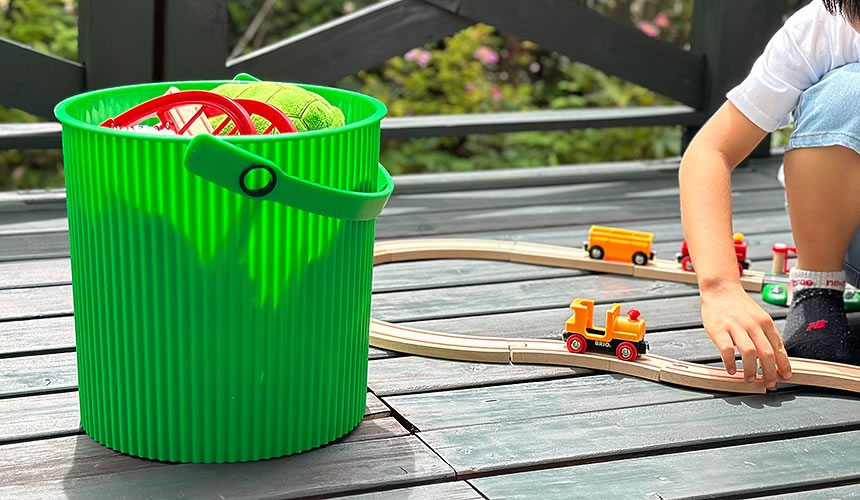 八幡化成株式会社』|COLOR BUCKET カラーバケット(フタ付き)