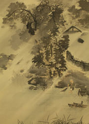 日本画 今尾景年 - 骨董品 買取り八光堂