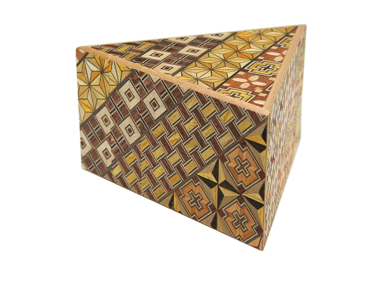Japanese Puzzle box 7steps Triangular – Japanese puzzle box