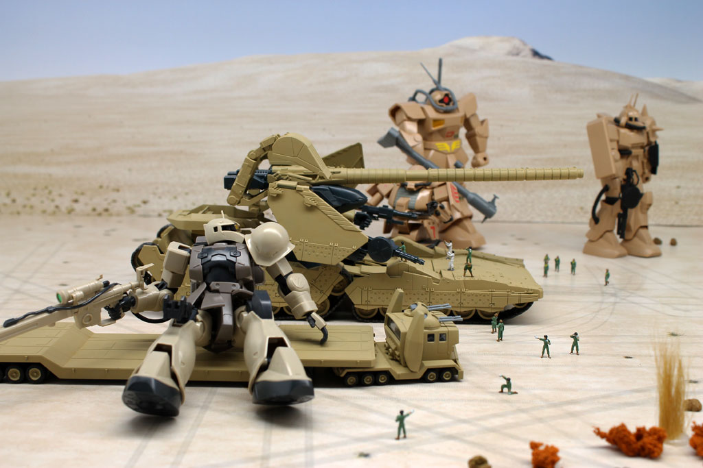 DS144-006 [1/144 陸上部隊展開セットB(砂漠)] [箱庭技研] -hakoniwagiken-