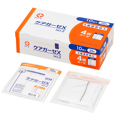 ケアガーゼX（滅菌済） | オペ用製品 | 製品一覧 | メディカルケア