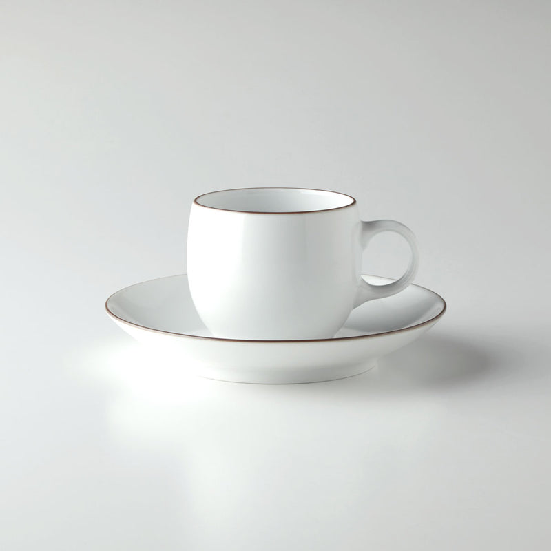 クラシック カップ＆ソーサー 白マット | 白山陶器直営オンラインストア