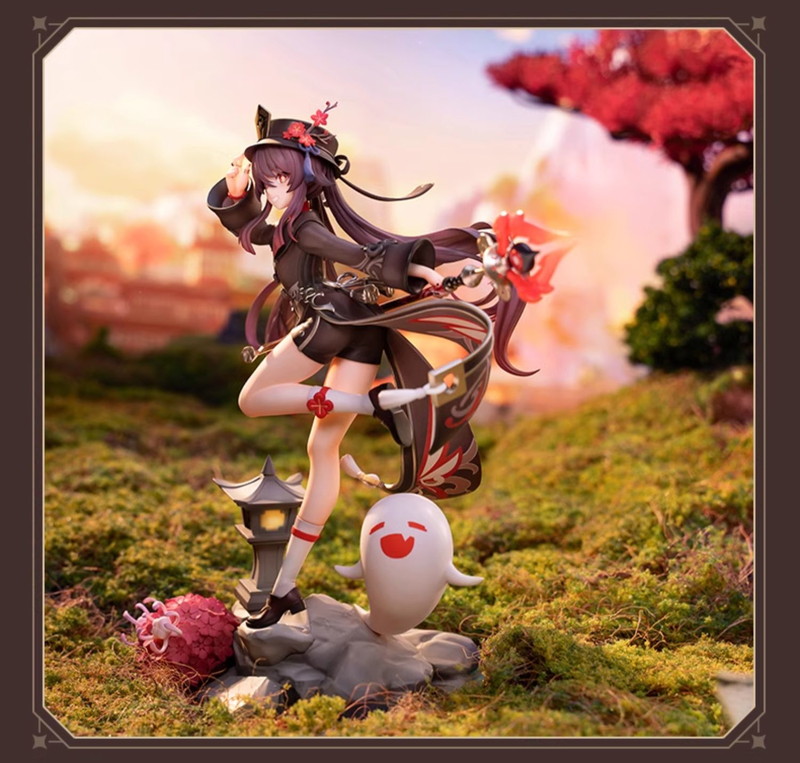 原神 胡桃・雪晴梅香 1/7 フィギュア 特典PET色紙付き【予約2025年9月