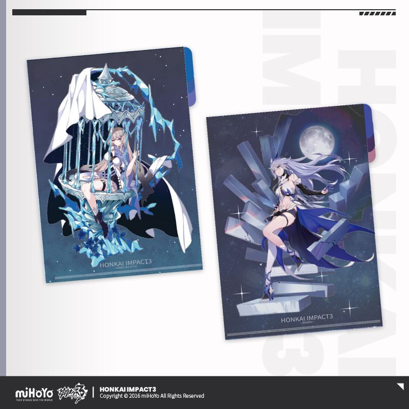 3rd 28pt】崩壊3rd 聖痕 3層クリアファイル（9種類）｜HAKUTEA