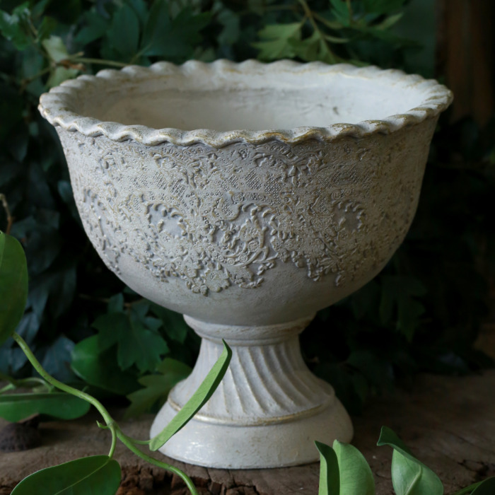 セリーヌレース・ゴブレット［アイボリー×ゴールド］ | アトリエ華もみじ