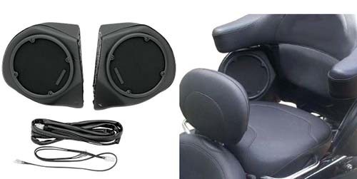 FLHXにリアスピーカーを接続する（2013まで） - ハーレーカスタムガイド