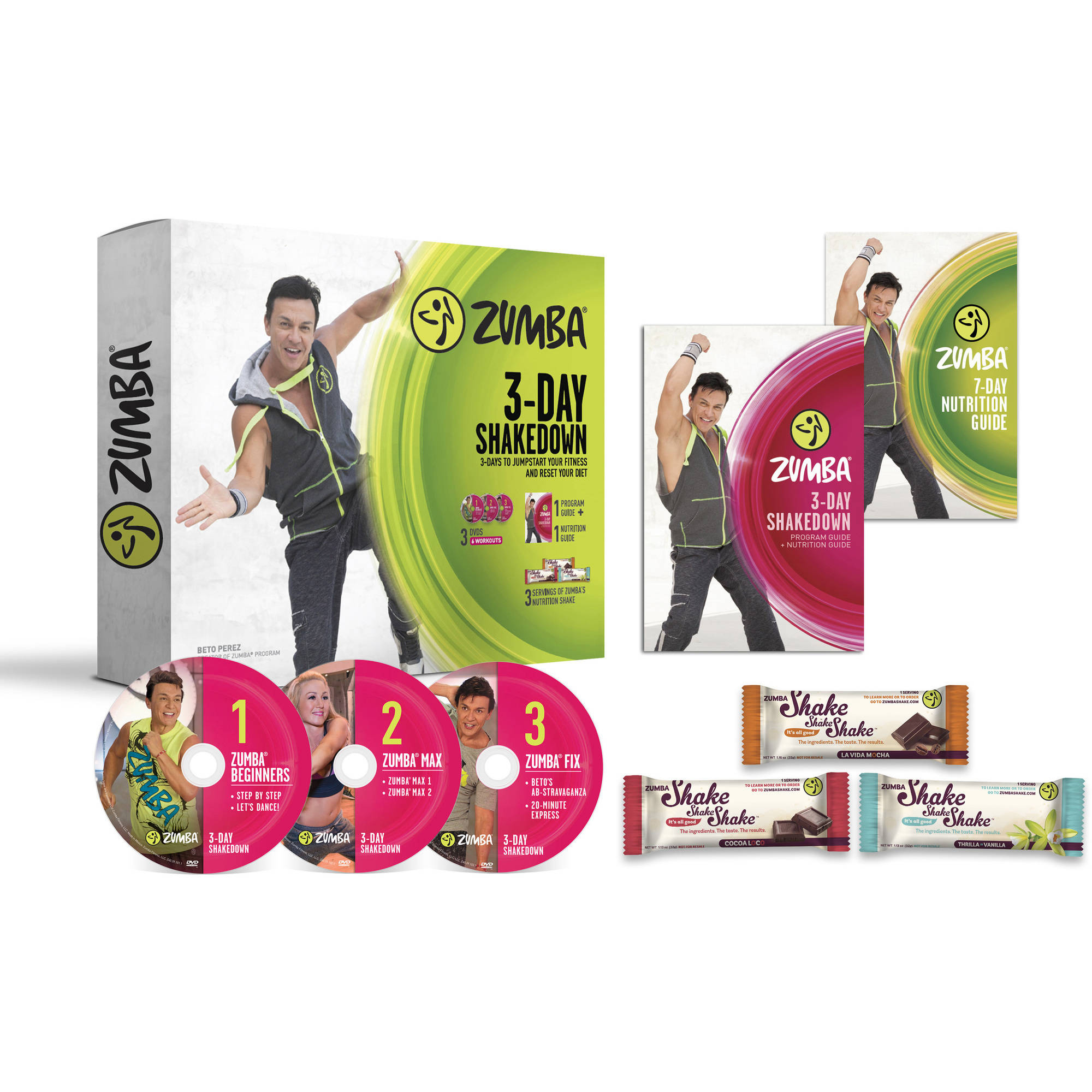 Zumba 3-Day Shakedown DVD System! – Hedys