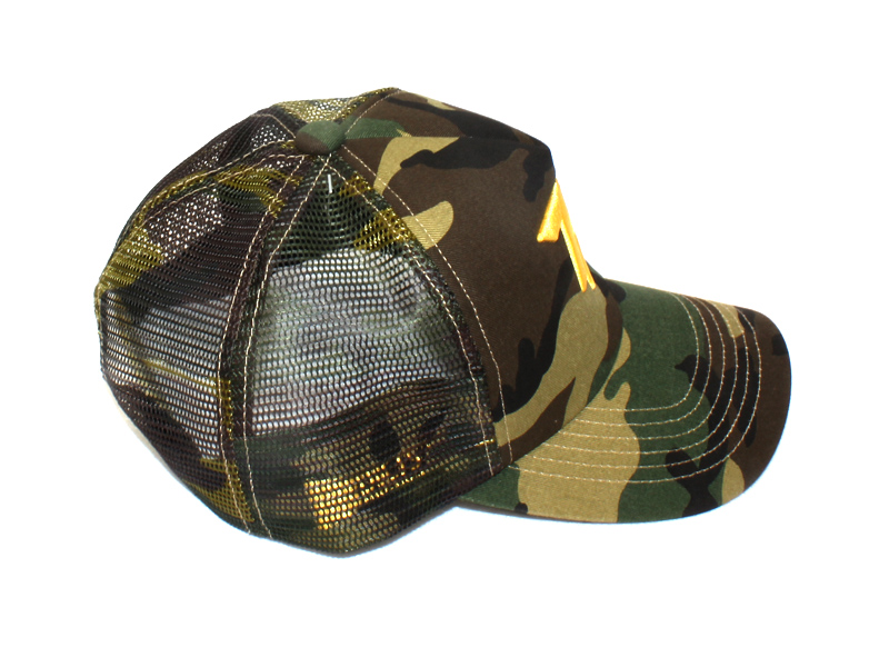 HU-SLMC 刺繍 ロゴメッシュキャップ HIDEUP ハイドアップ