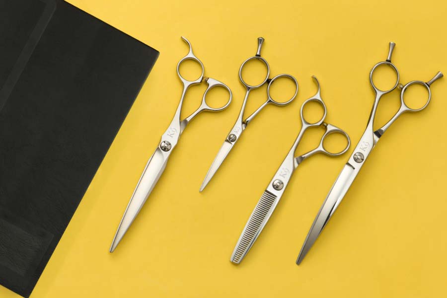 Pet Trimming K9 人気! Four Trim Set ペット・トリミング シザー