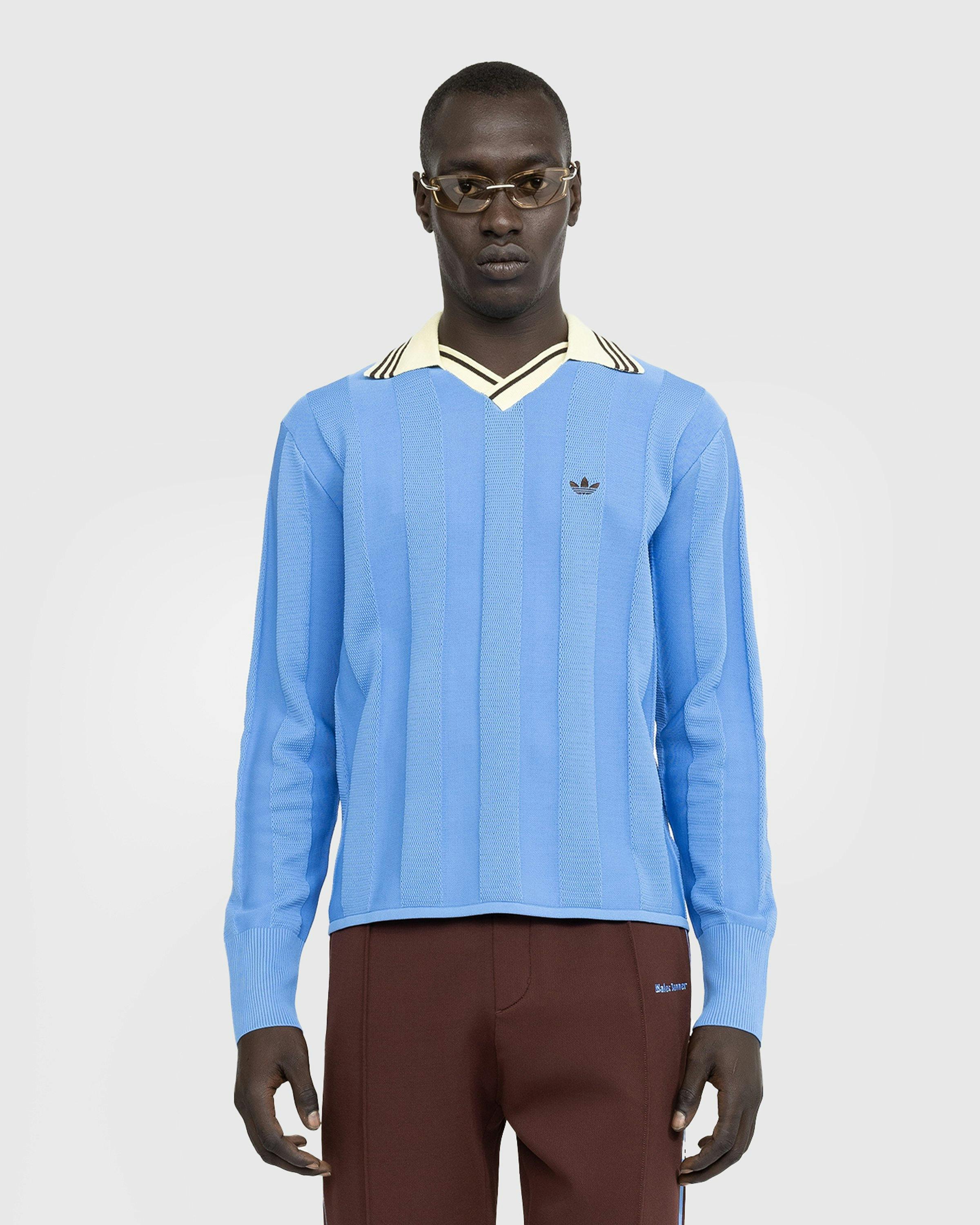 adidas x Wales Bonner – Knit Football Long-Sleeve Lucky Blue