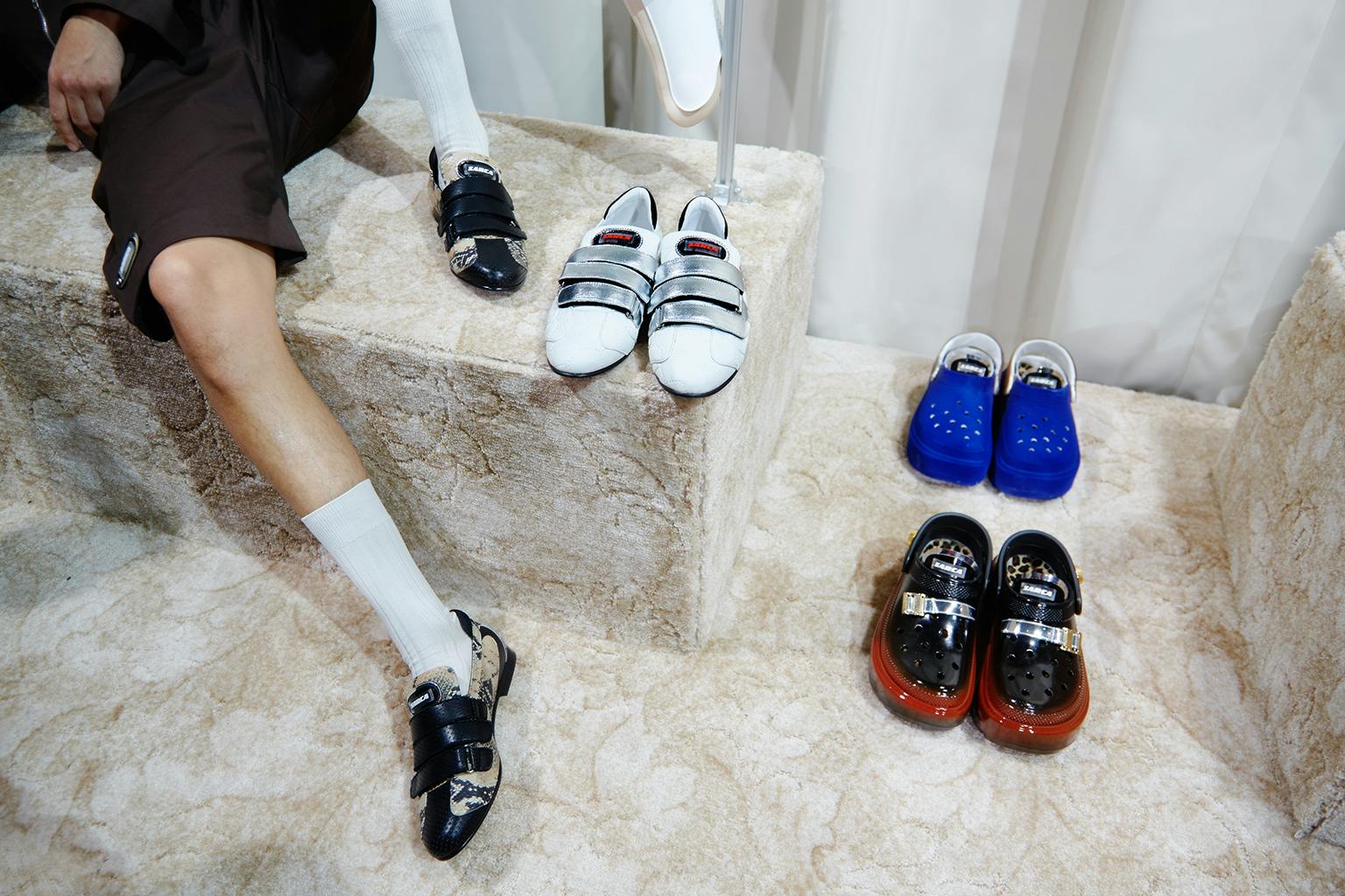 Ancuta Sarca Debuts Sporty Clarks & Crocs Heels for SS25