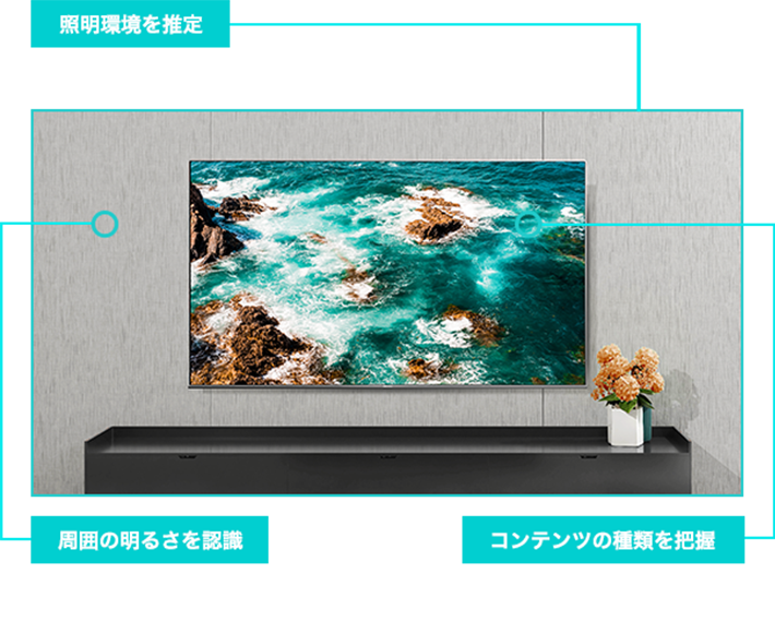 その他の高画質機能 | 43U7F | ハイセンスジャパン株式会社