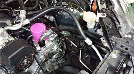 OIL COOLER KIT BLACK：BRZ