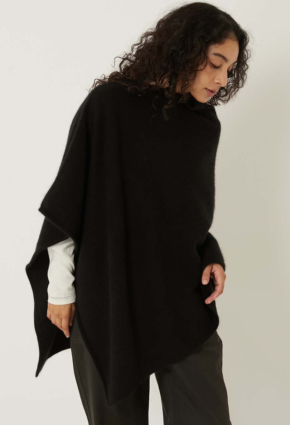 CT.Plage /カシミヤ ラクーン ポンチョ | C.T.plage | ハリウッド