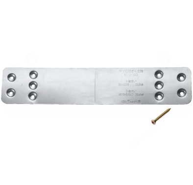 補強金物（短ざく・火打）】クリ10短ざく金物 KS10-300 | 製品案内