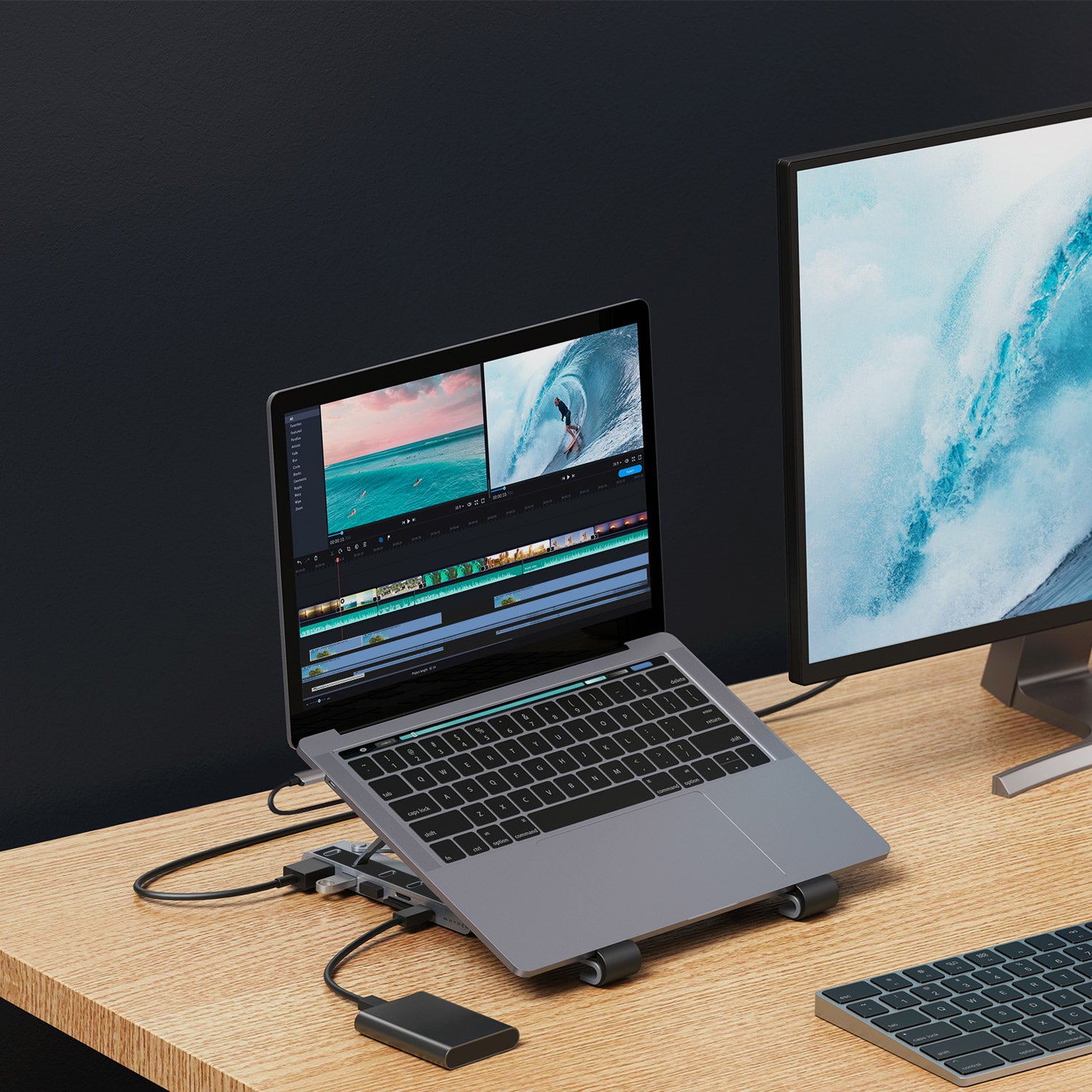 訳あり] HyperDrive 7-in-1 USB-Cハブスタンド ※開封・パッケージ不良