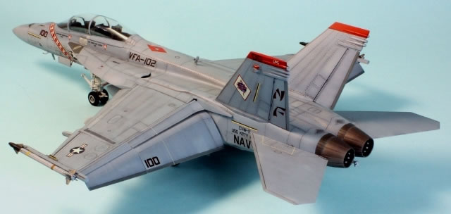 Hasegawa 1/48 scale F/A-18F Super Hornet by Jon Bryon