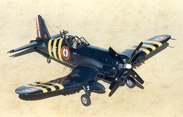 Vought F4U-7 Corsair by Darren Mottram (Academy, Heller and Others