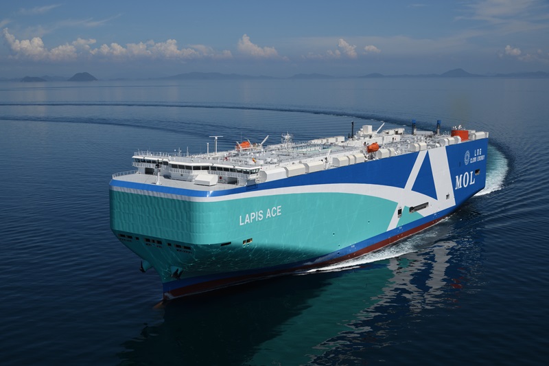 LNG燃料自動車運搬専用船「LAPIS ACE」竣工｜ニュース｜今治造船株式