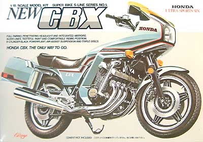 UnionHONDA CBX 1/15スケールモデルキット絶版 UnionHONDA CBX 1/15