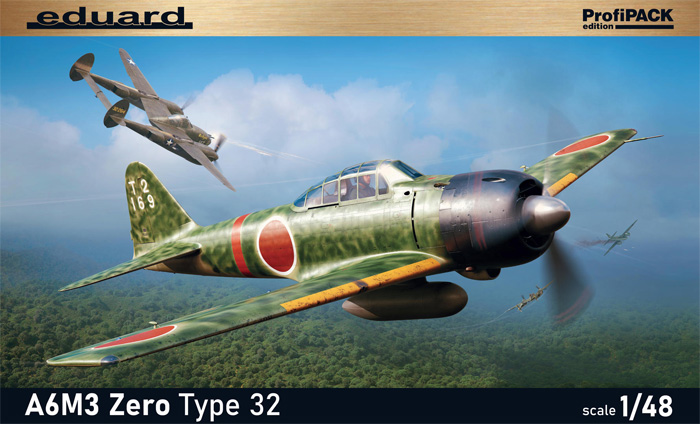 エデュアルド A6M3 零式艦上戦闘機 32型 1/48 プロフィパック 82213