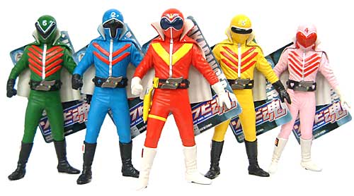 オオツカ企画 秘密戦隊ゴレンジャー5体セット オオツカ企画