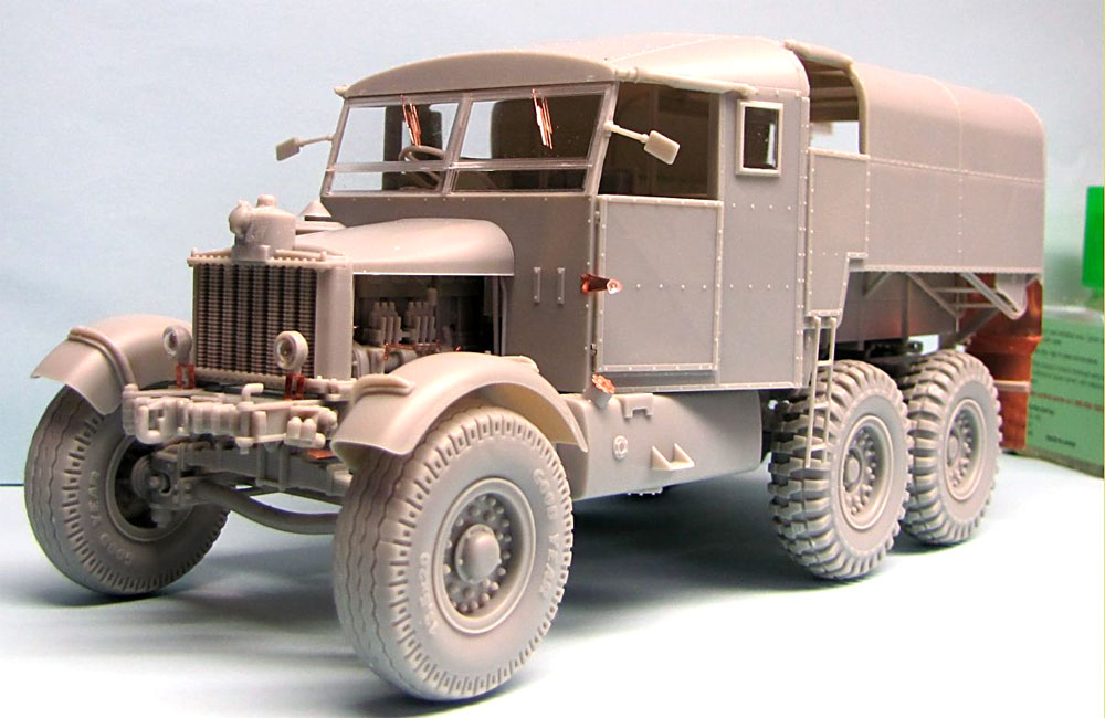 プラスチックモデルキット イギリス スキャメル パイオニア 重砲牽引