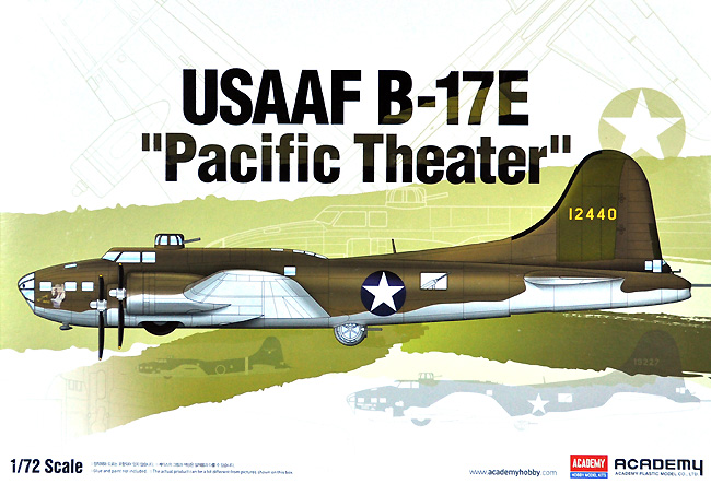 アカデミー USAAF B-17E 太平洋戦線 1/72 Aircrafts 12533 プラモデル