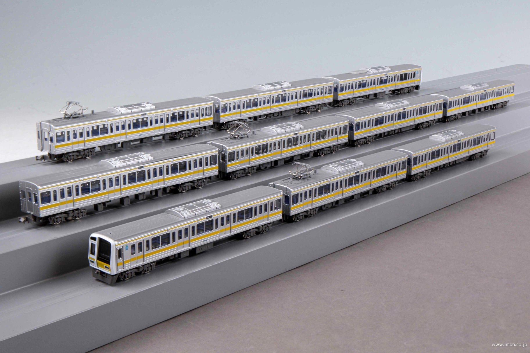 西武 6000系アルミ車 6156編成・シングルアームパンタ 増結6