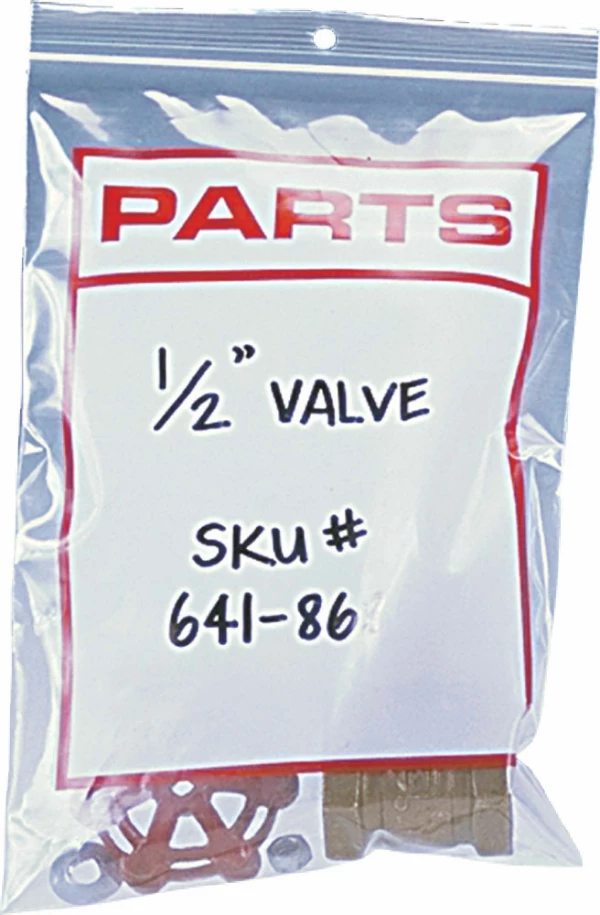 Zipper Locking Plastic Parts Bags 6