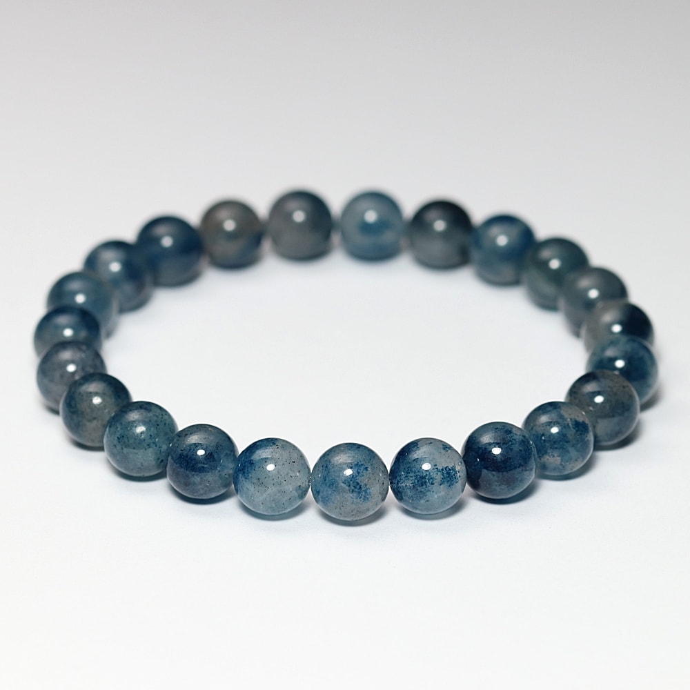 希少・高品質]スコルザライトインクォーツブレスレット（約8mm玉