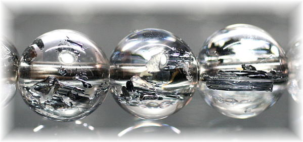 ルーマニア産スティブナイトインクォーツブレスレット（約8mm玉