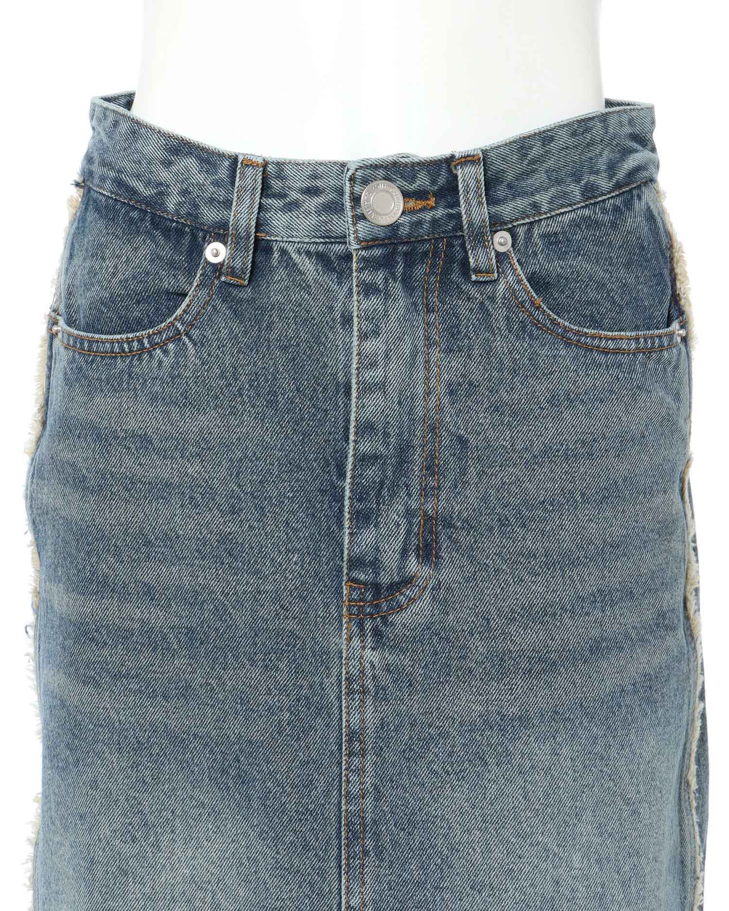 サイドフリンジデニムロングスカート｜INGNI(イング) 公式通販｜INGNI