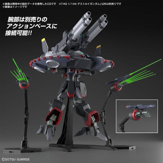 HG 1/144 デストロイガンダム」商品ページ解禁！本日6日以降、順次WEB