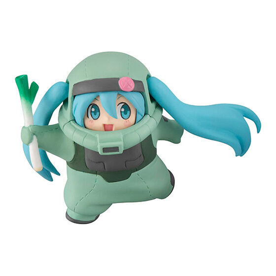 45周年ガンダム」×「初音ミク」フィギュアが反則級の可愛さ！ネギを