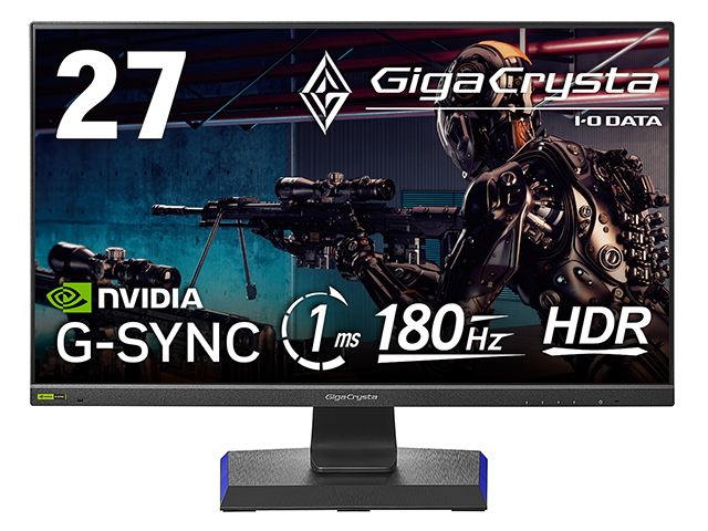 LCD-GD271JD | 180Hz対応27型G-SYNC Compatible認定ゲーミングモニター