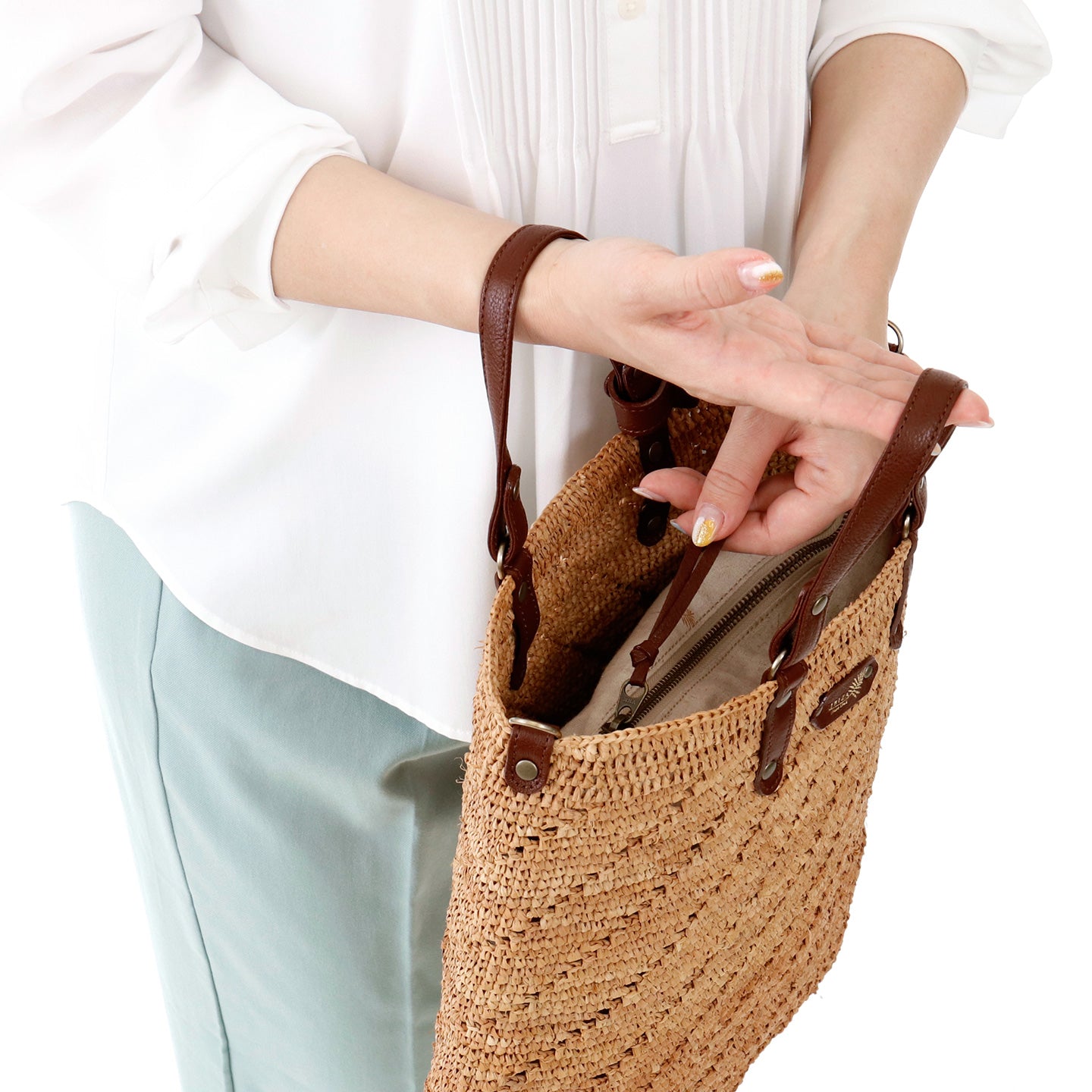 ラフィア 2WAYバッグ – イビサ オンラインショップ