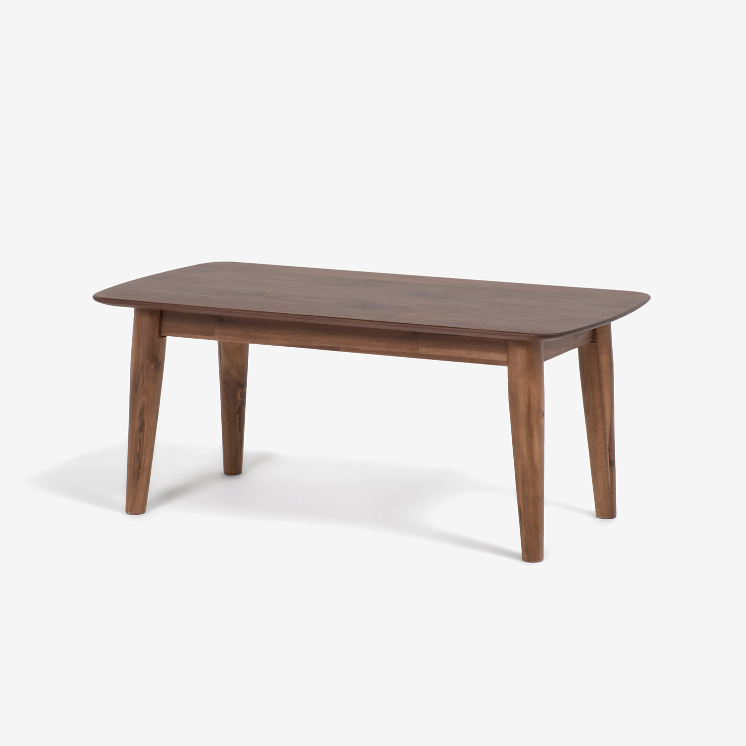 センターテーブル「シネマ2」楕円型 ウォールナット材【セール対象品の