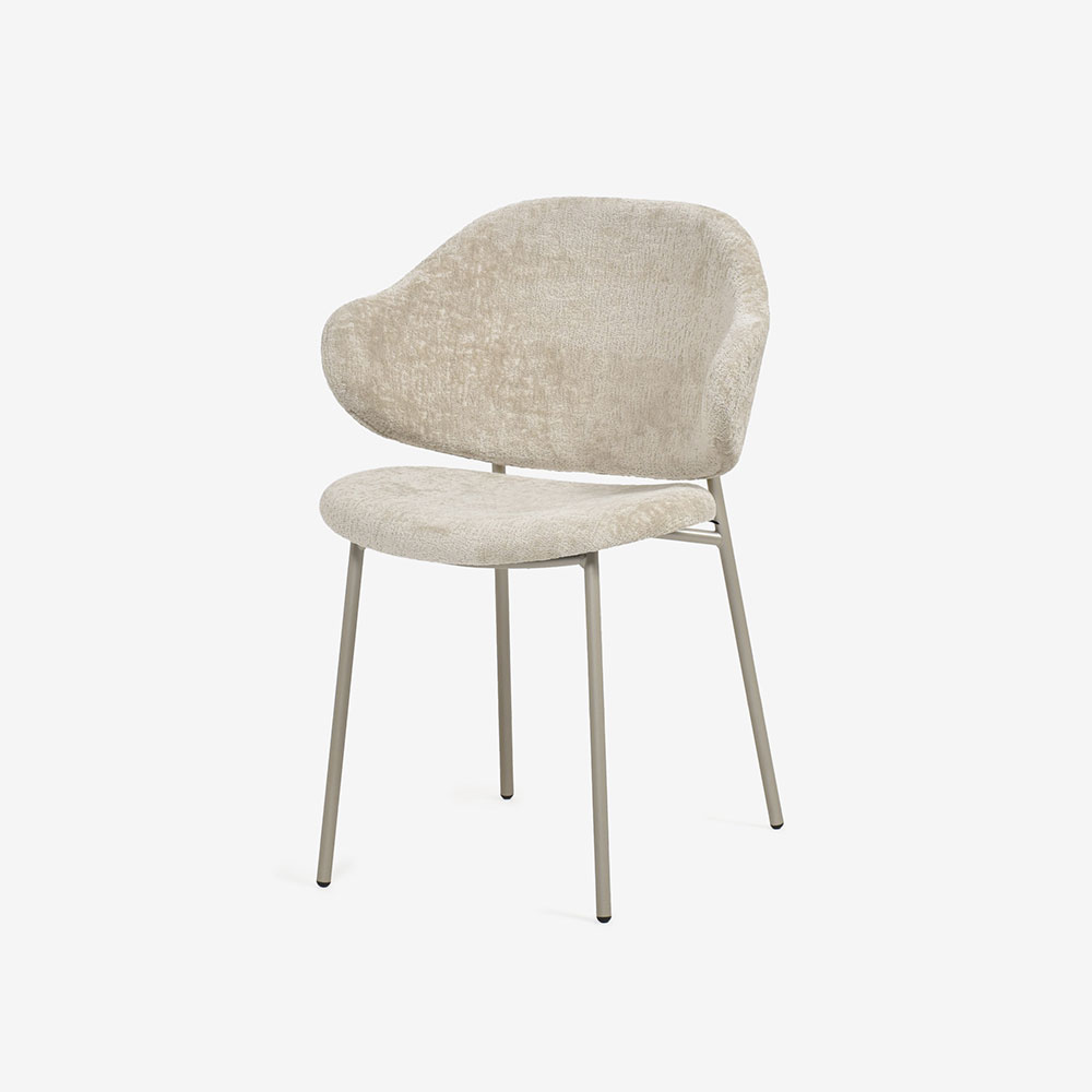 Calligaris（カリガリス）ダイニングチェア「Holly CS2037」布ブラック