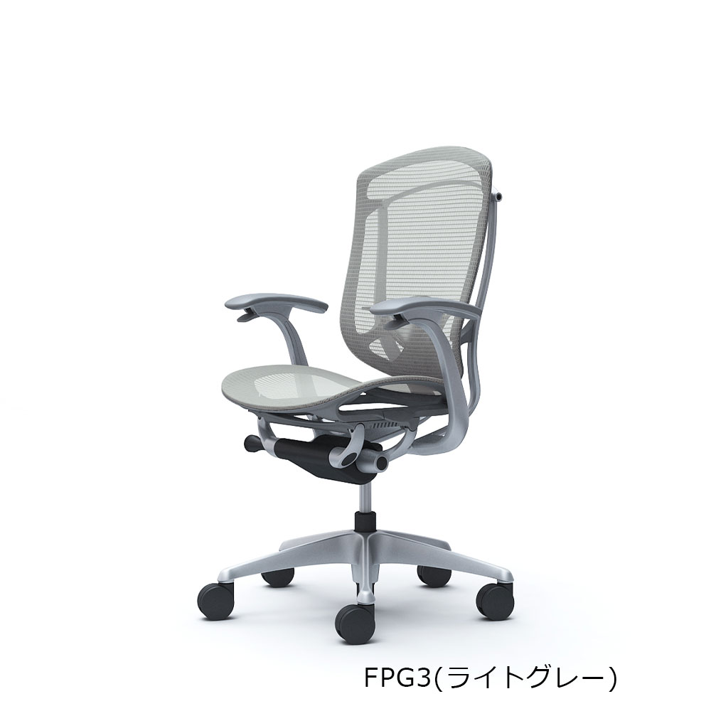 コンテッサセコンダ」座面/メッシュ フレーム/シルバー ボディーカラー