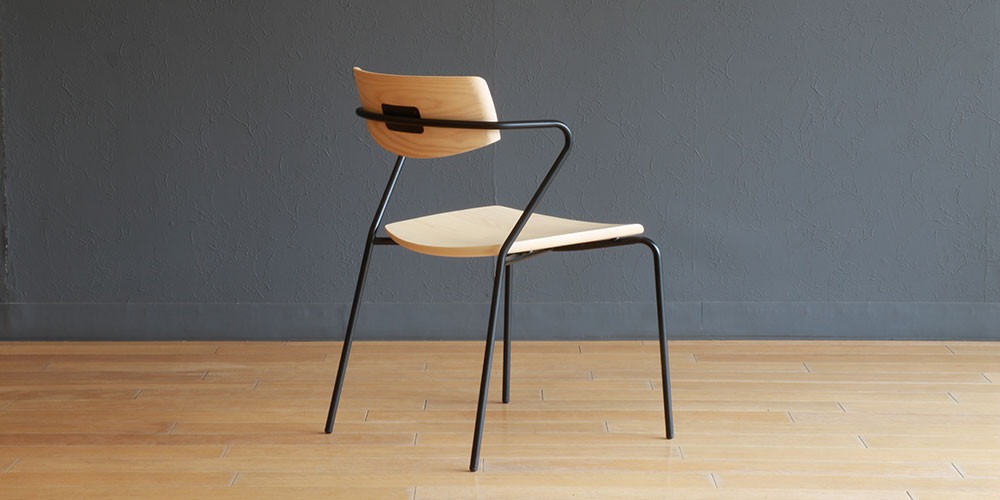 マルケイ木工 ダイニングチェア「 M-CRAFT dual デュアル」木部