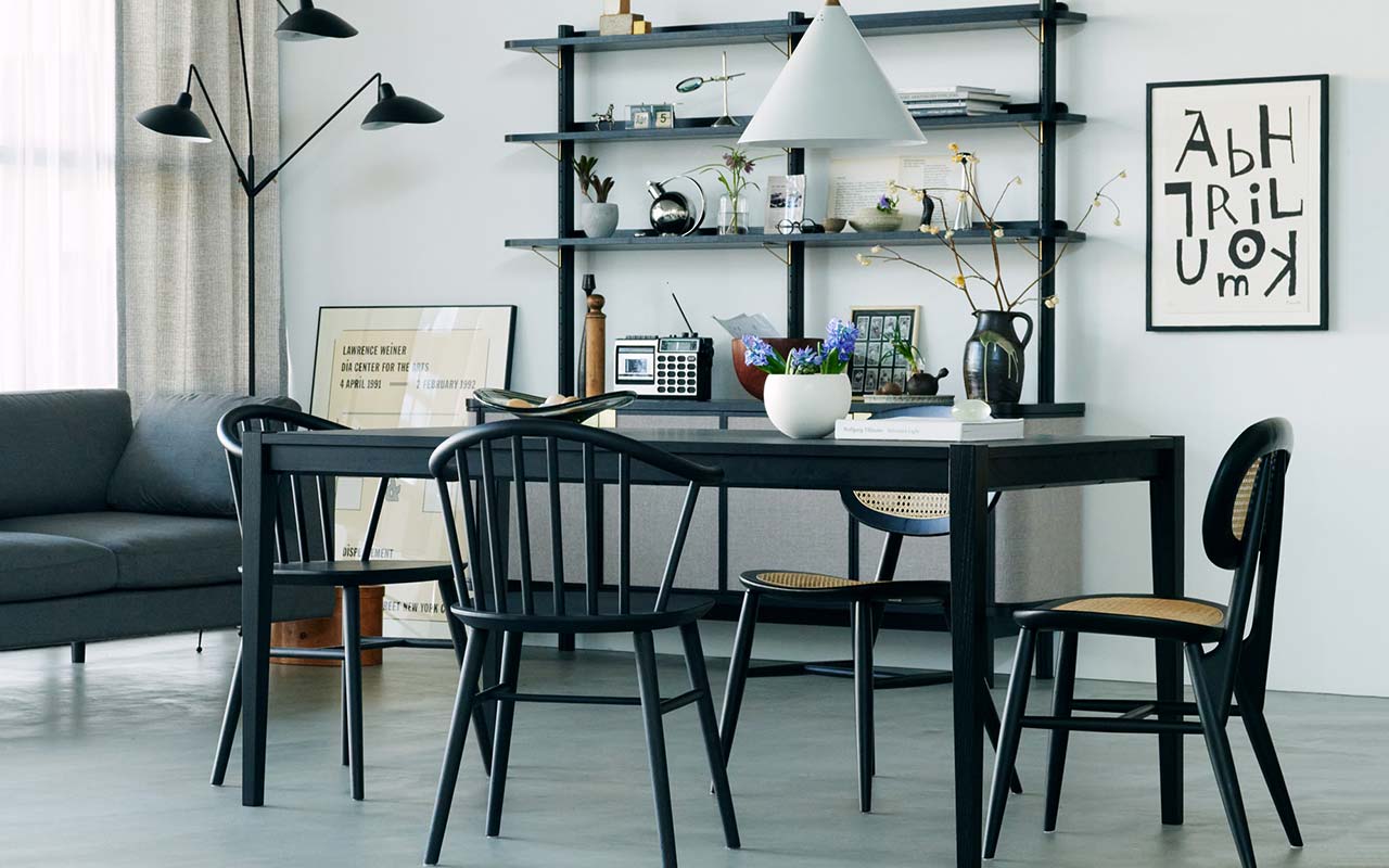 ONDA CHAIR Black by Fantastico｜リビング・ダイニングチェア｜IDEE