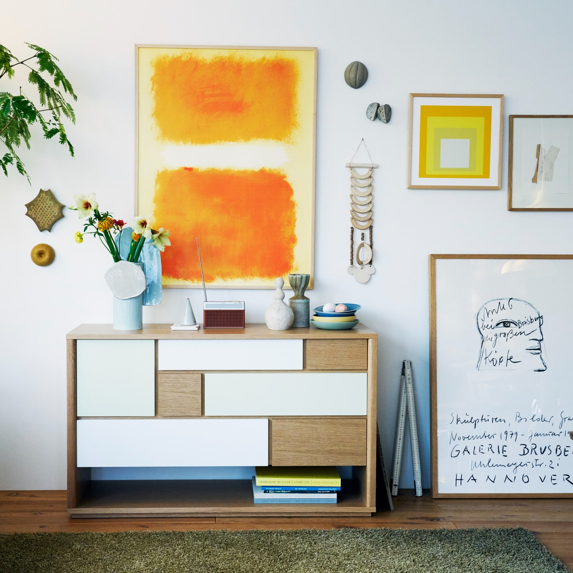 定番品】ジョセフ・アルバース「正方形賛歌 イエロー」｜ポスター