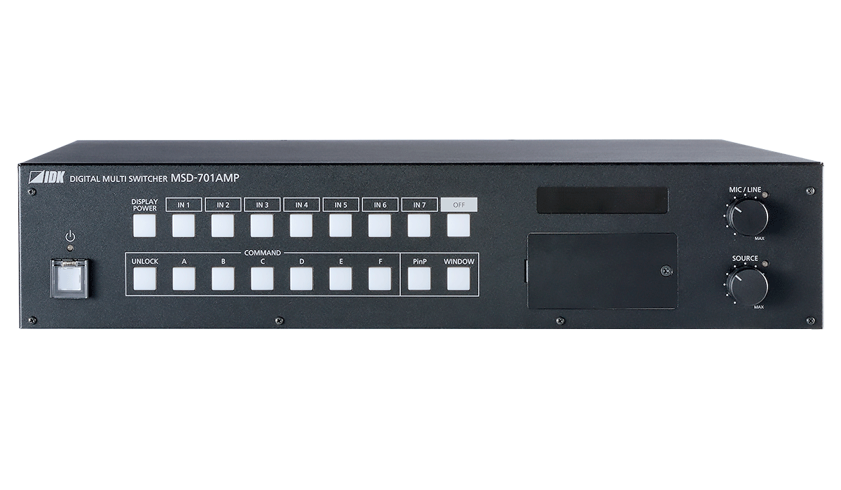 MSD-701AMP デジタルマルチスイッチャー パワーアンプ内蔵モデル