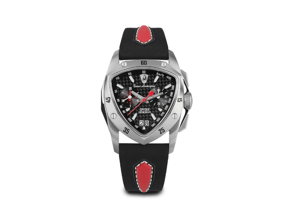 Tonino Lamborghini New Spyder Quartz Watch, Black, 43 mm
