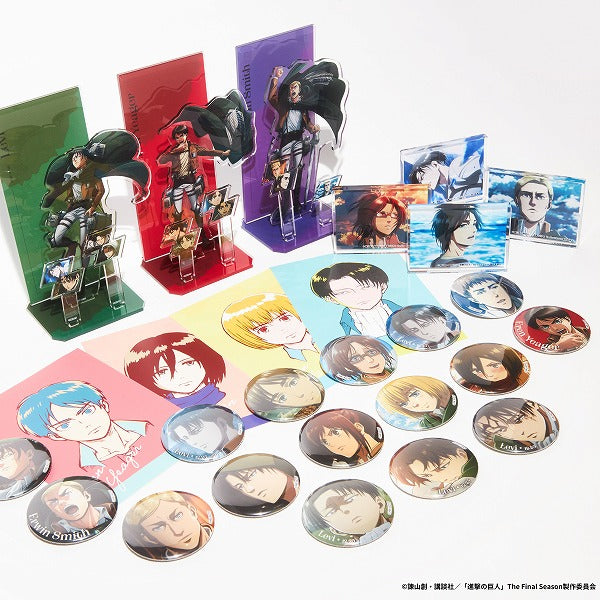 進撃の巨人 Re:lighting トレーディング缶バッジ全8種 単品 – IG Port