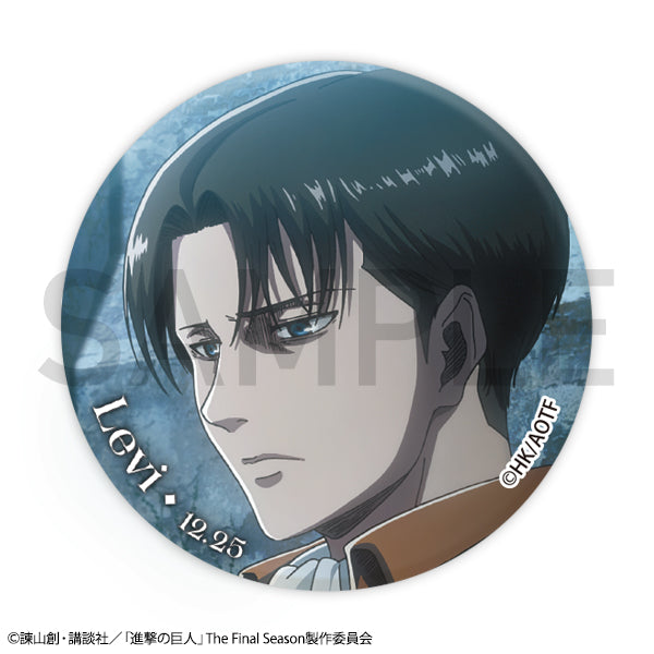 進撃の巨人Re:lightingリヴァイBirthday トレーディング缶バッジ全8種