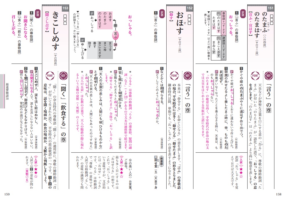 わかる・読める・解ける Key＆Point 古文単語330 四訂版 | Key